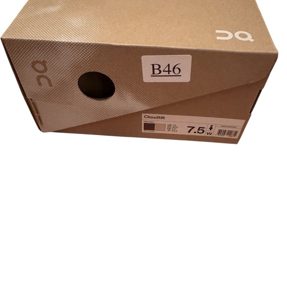 On Running Cream and Brown Cloudtilt Athletic Shoes - Picture 8 of 9